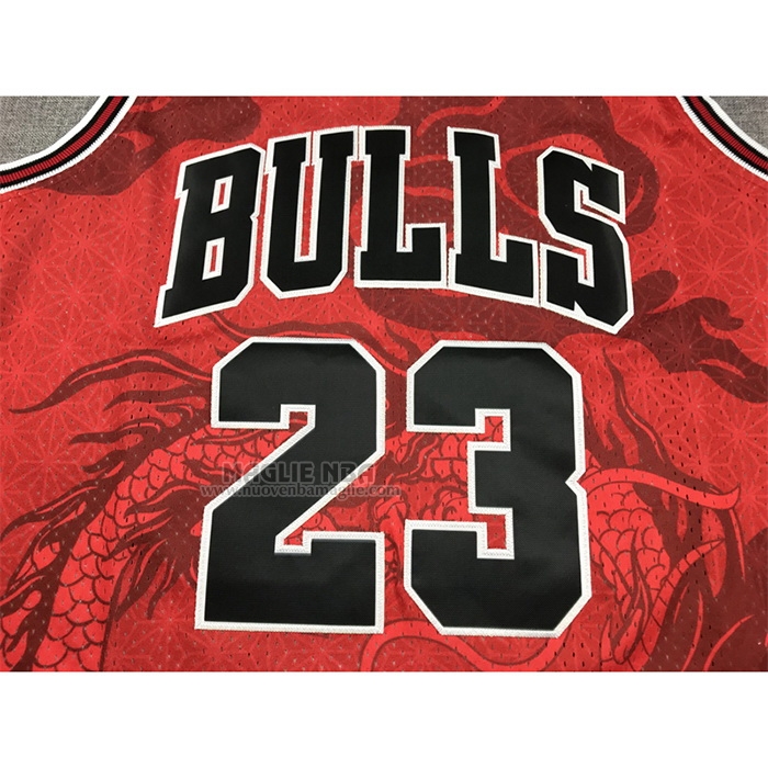 Maglia
 Michael Jordan NO 23 Chicago Bulls Throwback Asian Heritage 1997-98 Rosso

